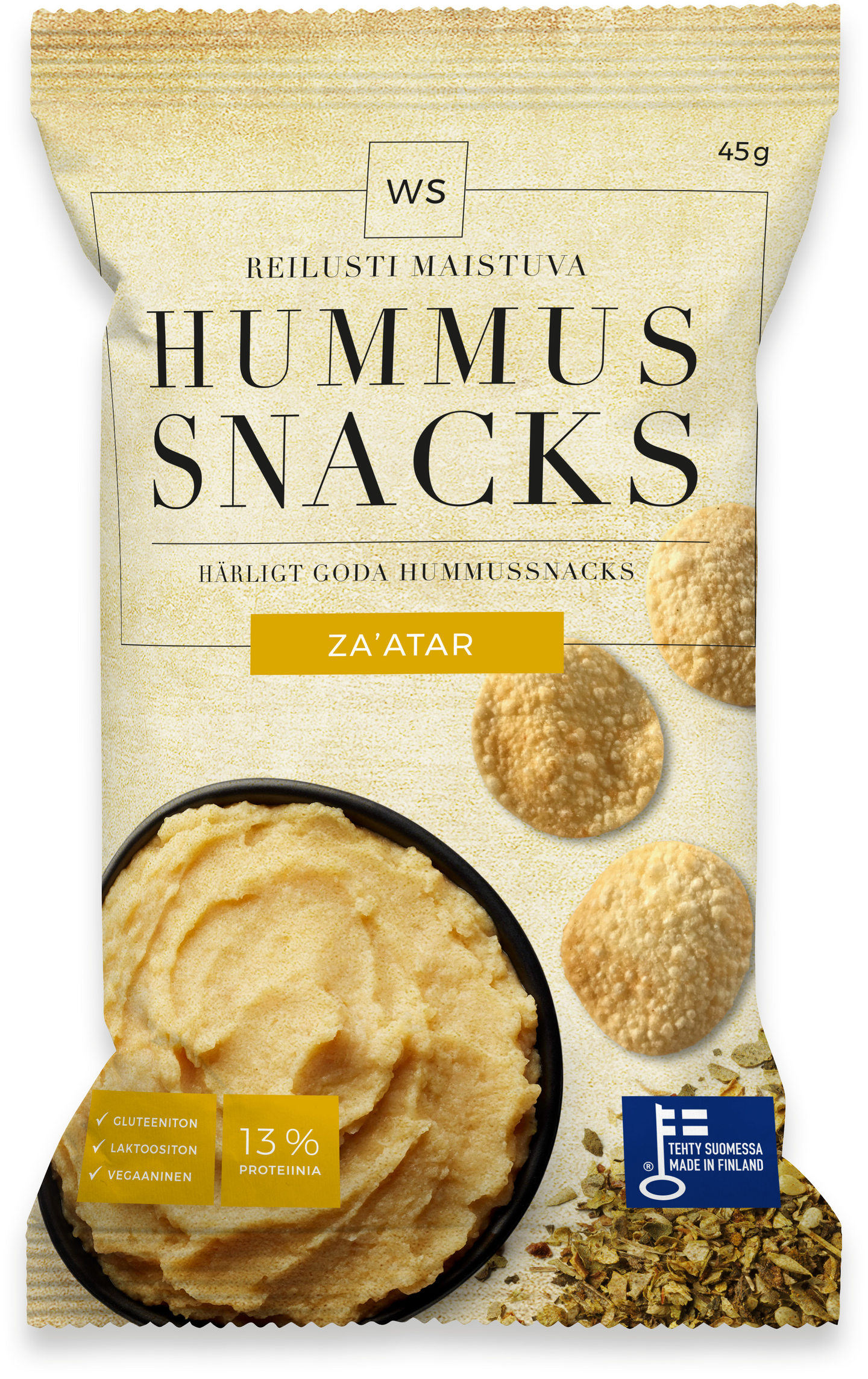 WS hummus snacks 45g zaatar
