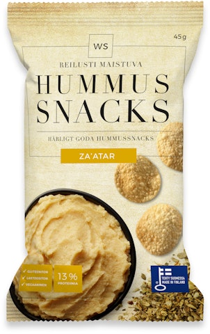 WS hummus snacks 45g zaatar