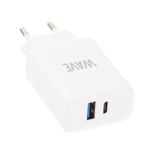 Wave Verkkolaturi USB-C/USB-A 20w pikalataava