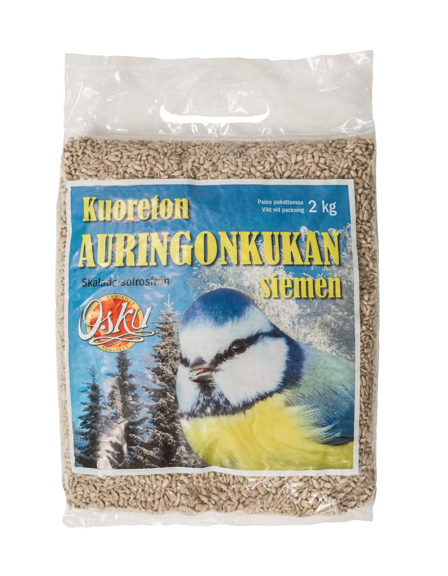 Osku auringonkuan siemen kuoreton 2kg