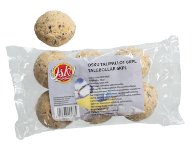 Osku talipallot 6x90g verkoton