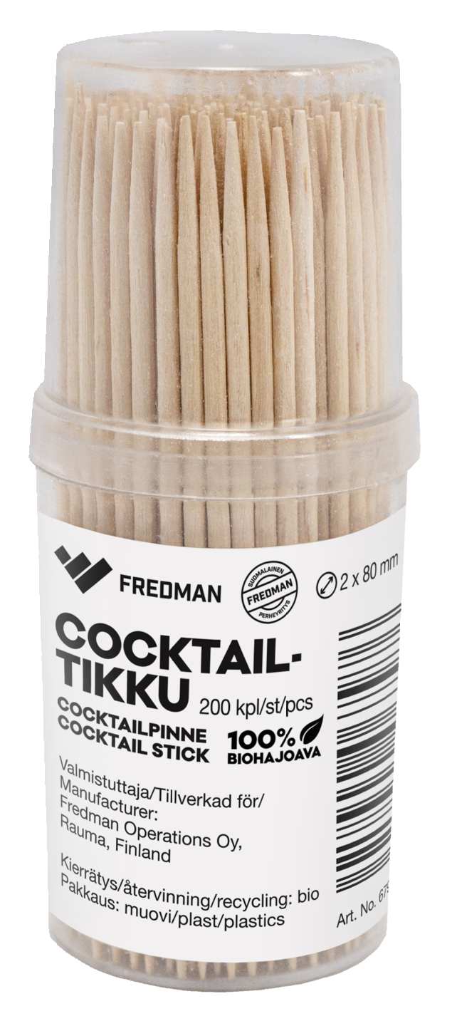 Fredman cocktailtikku 200kpl/80mm