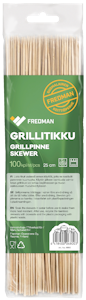 Fredman grillitikku 25cm 100kpl