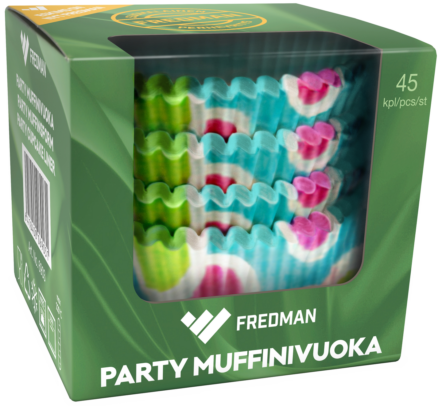 Fredman Party muffinivuoka 45kpl