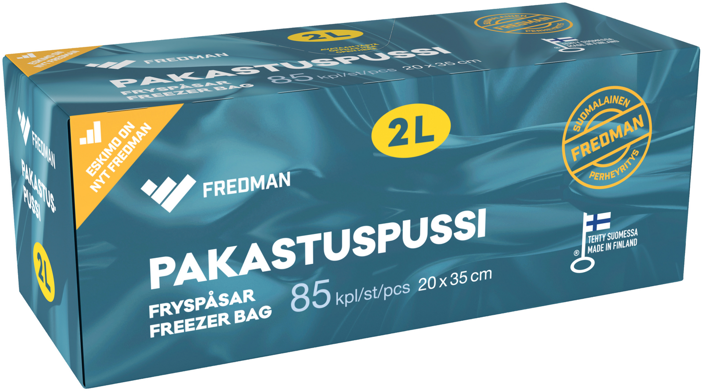 Fredman pakastuspussi 2l 85kpl