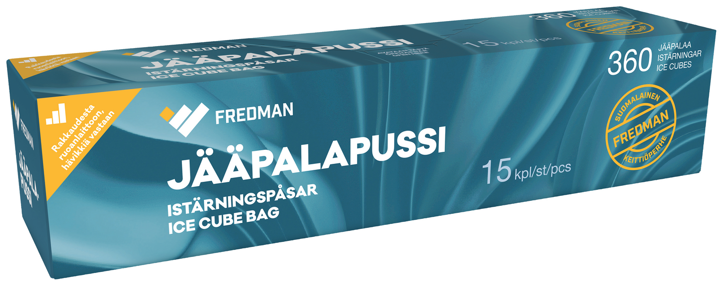 Fredman jääpalapussi 15kpl