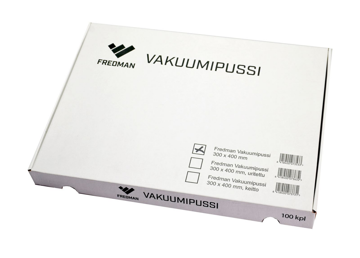 Fredman  Vakuumipussi uritettu 160x200mm 100kpl