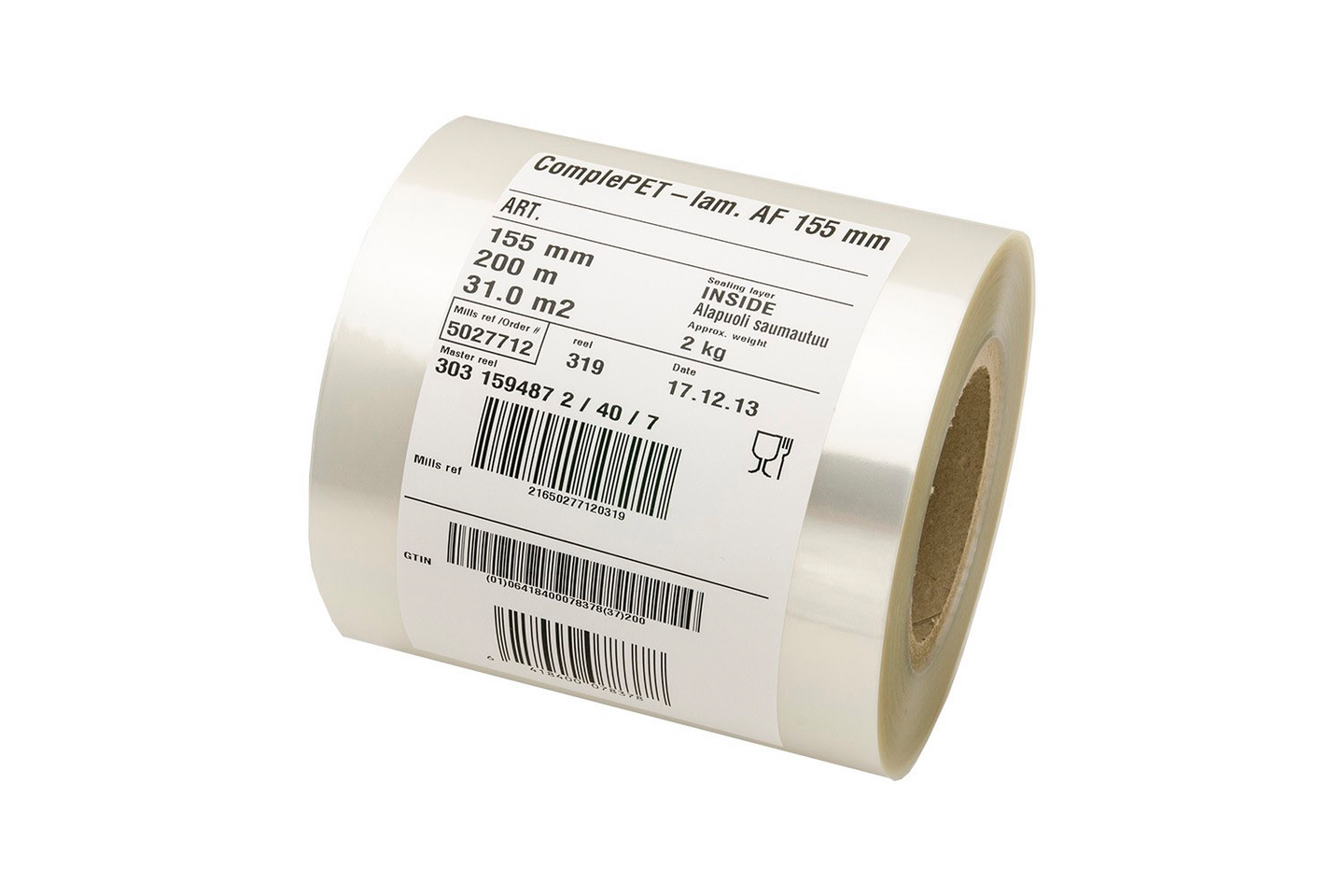 Comple PP-Filmilaminaatti 1rll, 272mm/250m