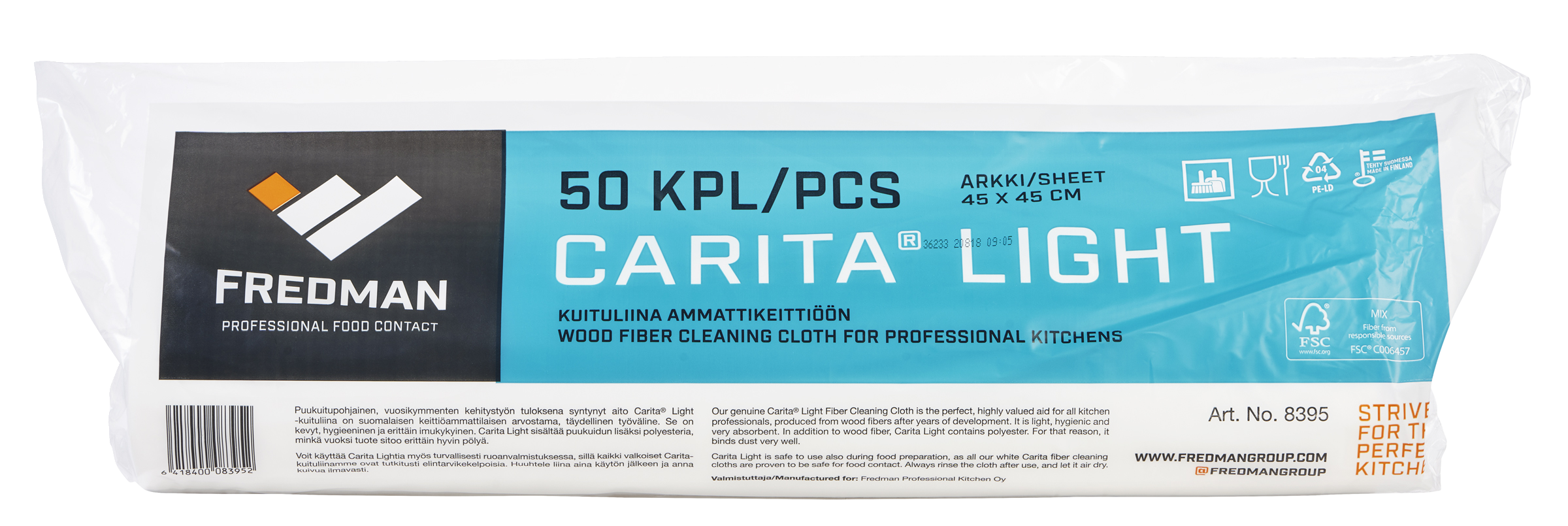 Carita Light yleisliina 45x45cm 50kpl