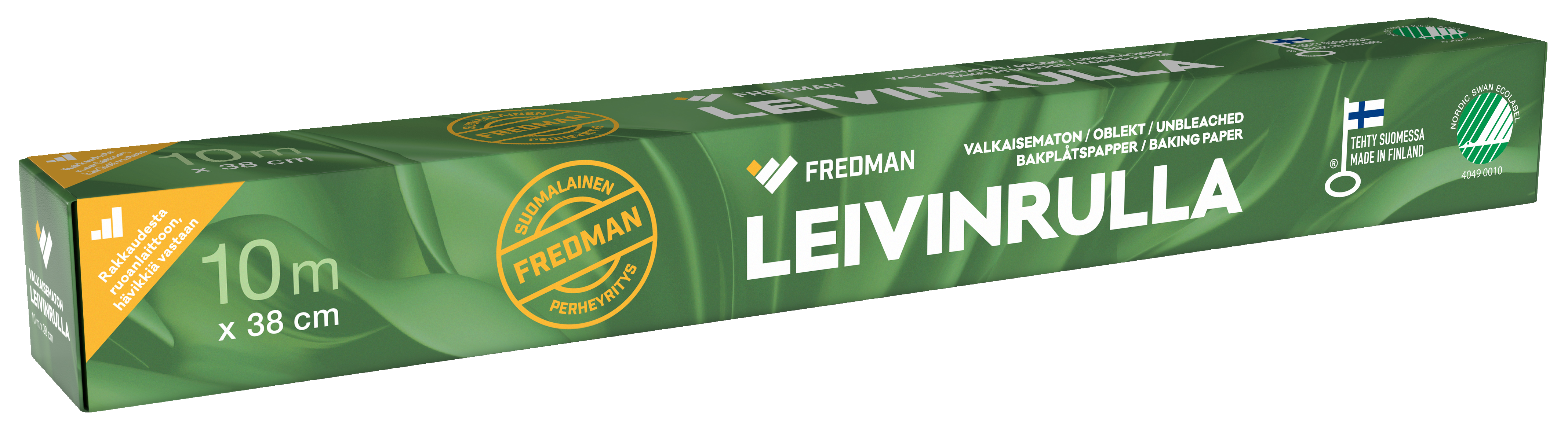 Fredman leivinpaperi rulla 38cmx10m