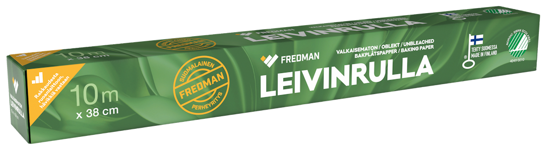 Fredman leivinpaperi rulla 38cmx10m