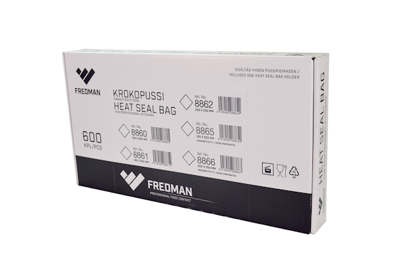 Fredman krokopussi 150x350mm 2000kpl