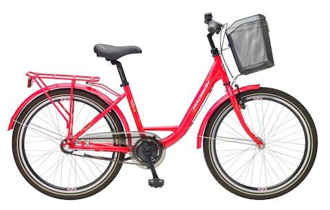 Madison Milano 24" 3-V lasten pyörä, punainen