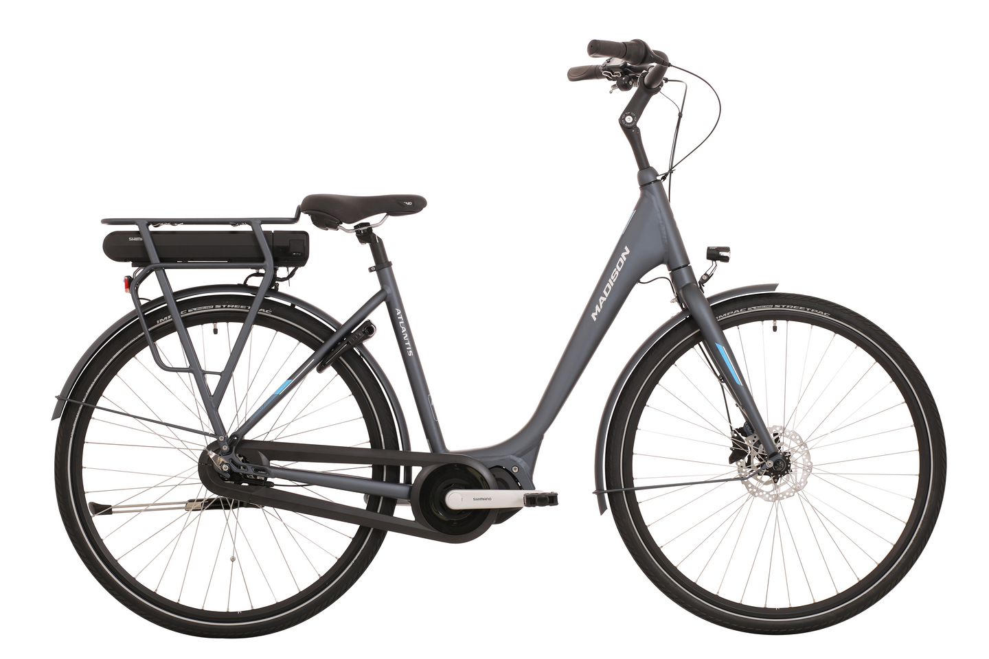 Madison Atlantis 28'' sähköpyörä 7-V 50 cm antrasiitti