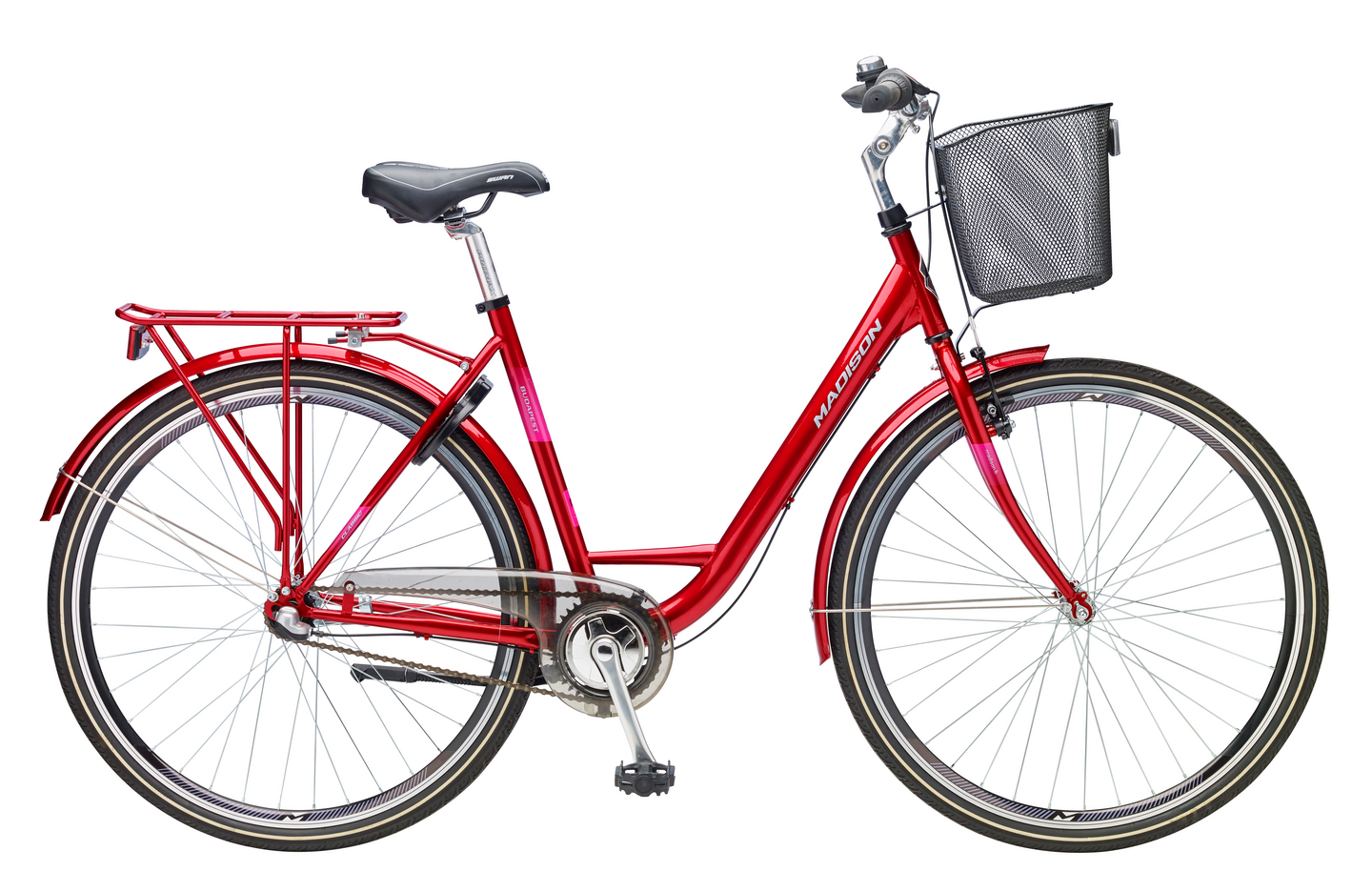 Madison Budapest  28" 3-V polkupyörä punainen