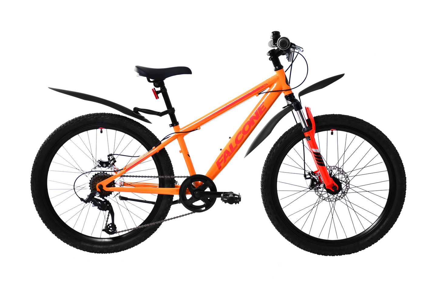 Falcone XC24 Disc 24'' 7-V 12'' nuorten polkupyörä oranssi