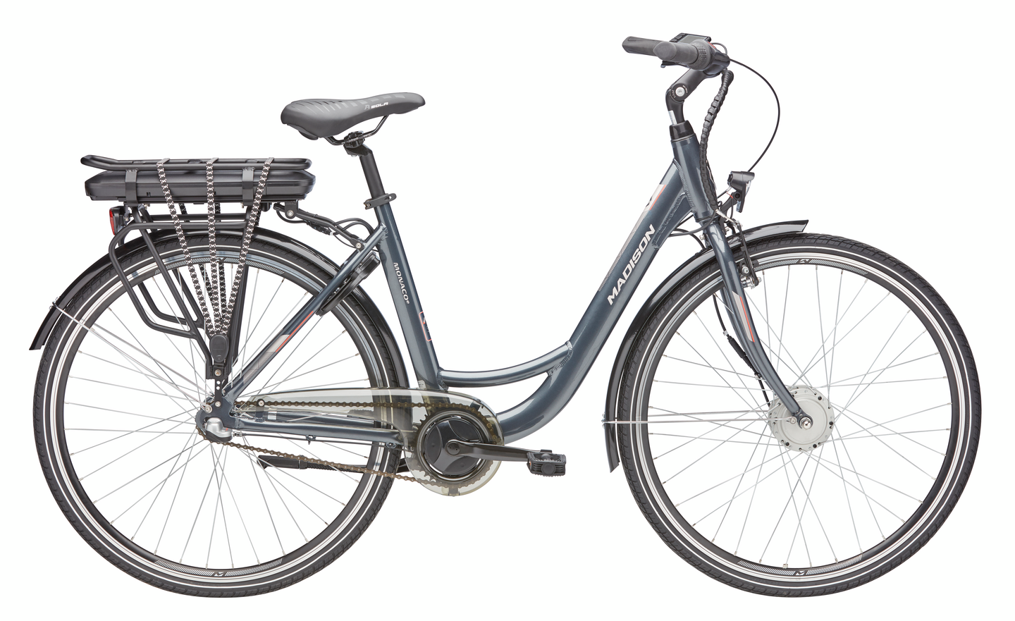 Madison E-Monaco 28'' 3-V 48cm sähköpyörä grafiitti