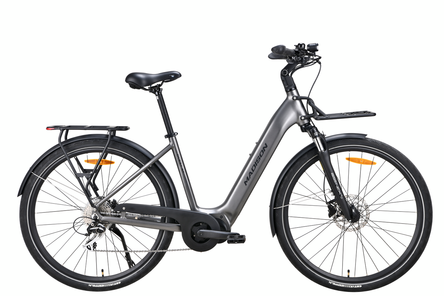 Madison Quest ST 28'' 8-V 40cm grafiitti aikuisten sähköpolkupyörä