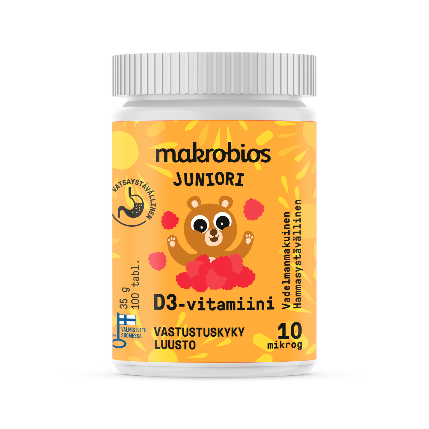Makrobios Juniori D-vitam 10µg 100tabl