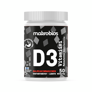 Makrobios D3-vitam 50mcg 150tabl salmiak