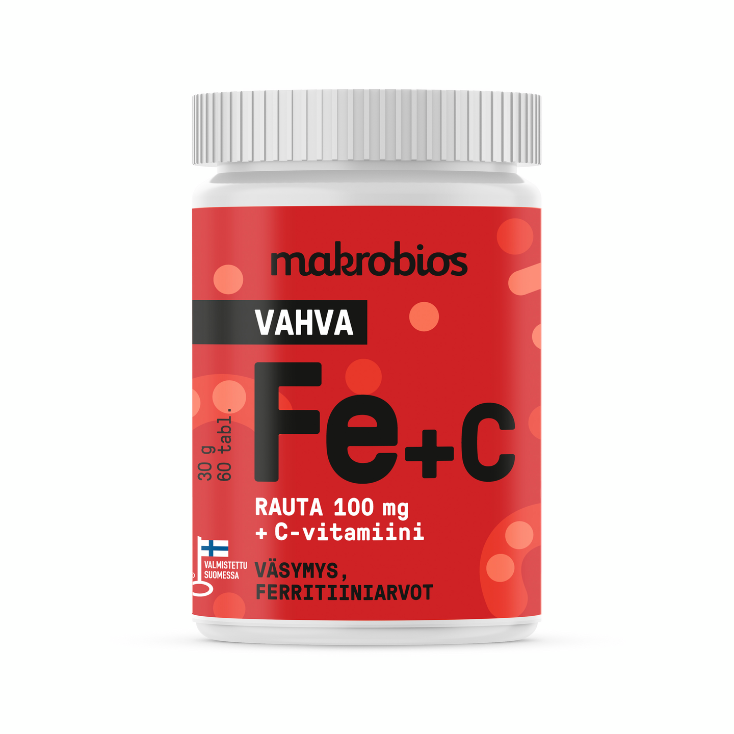 Makrobios Vahva Rauta + C 60tabl 24g
