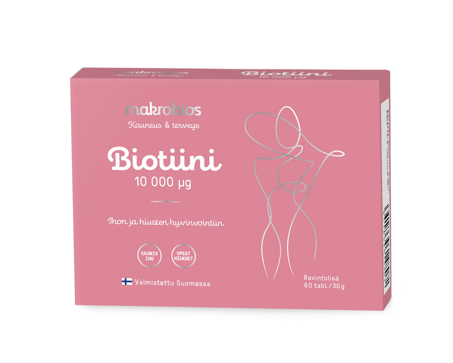 Makrobios Biotiini 10000 mcg 60 tabl. 30g | K-Ruoka Verkkokauppa