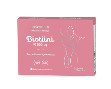 Makrobios Biotiini 10000 mcg 60 tabl. 30g