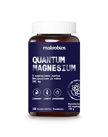 Makrobios Quantum Magnesium 60 vegekaps.  50g