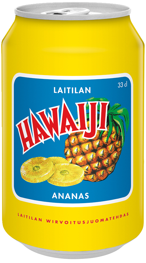 Laitilan Hawaiji ananaksenmakuinen limonaadi 0,33l