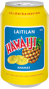 Laitilan Hawaiji ananaksenmakuinen limonaadi 0,33l