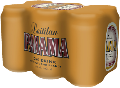 Laitilan Panama Brandy Long Drink 5,0% 0,33l 6-pack