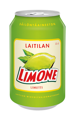 Laitilan Limone limettilimonaadi 0,33l