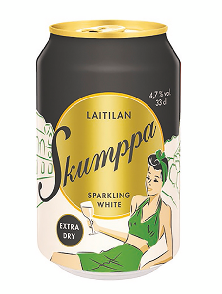 Laitilan Skumppa Sparkling white extra dry 4,7% 0,33l