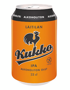 laitilan Kukko IPA olut 0,3% 0,33l gluteeniton