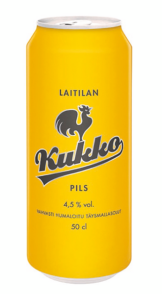 Laitilan Kukko Pils olut 4,5% 0,5l gluteeniton