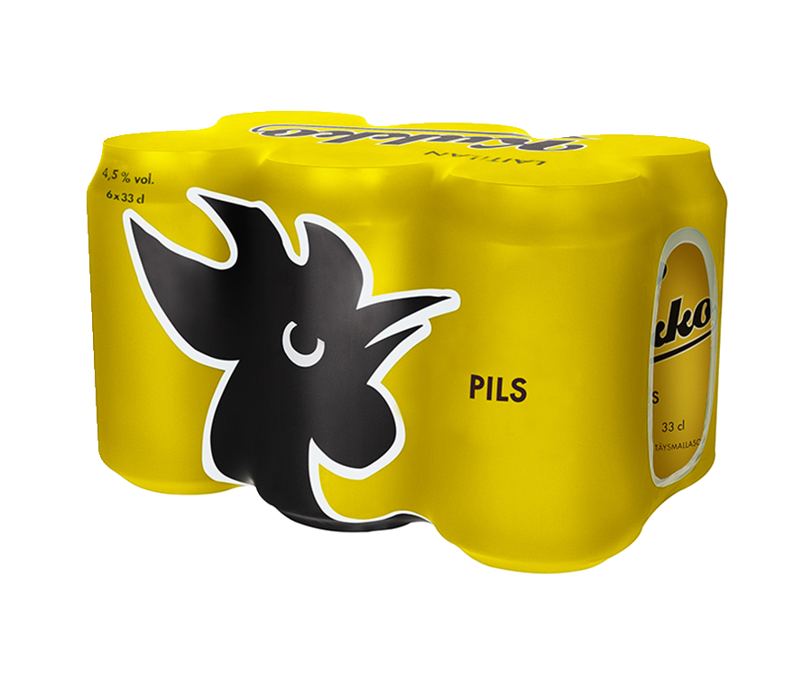 Laitilan Kukko Pils olut 4,5% 0,33l 6-pack gluteeniton