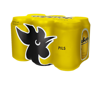 Laitilan Kukko Pils olut 4,5% 0,33l 6-pack gluteeniton