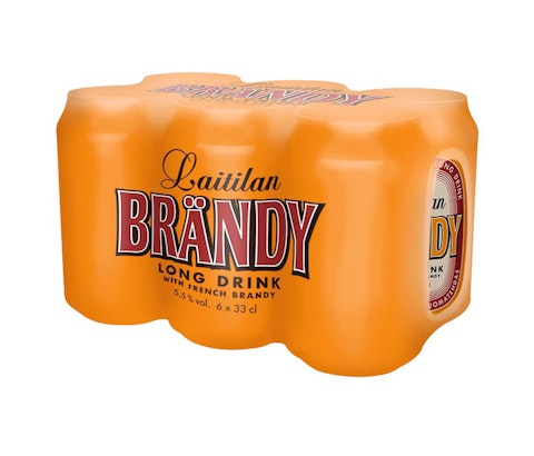 Laitilan Brändy long drink 5,5% 0,33l 6-pack