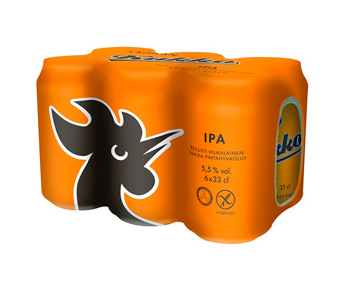 Kukko IPA 5,5% 0,33l 6-pack gluteeniton