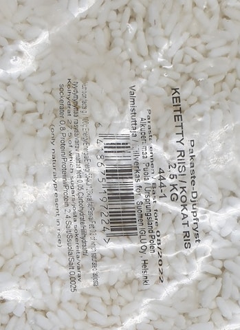 Suomen Iglu kypsä riisi 2x2,5kg pakaste