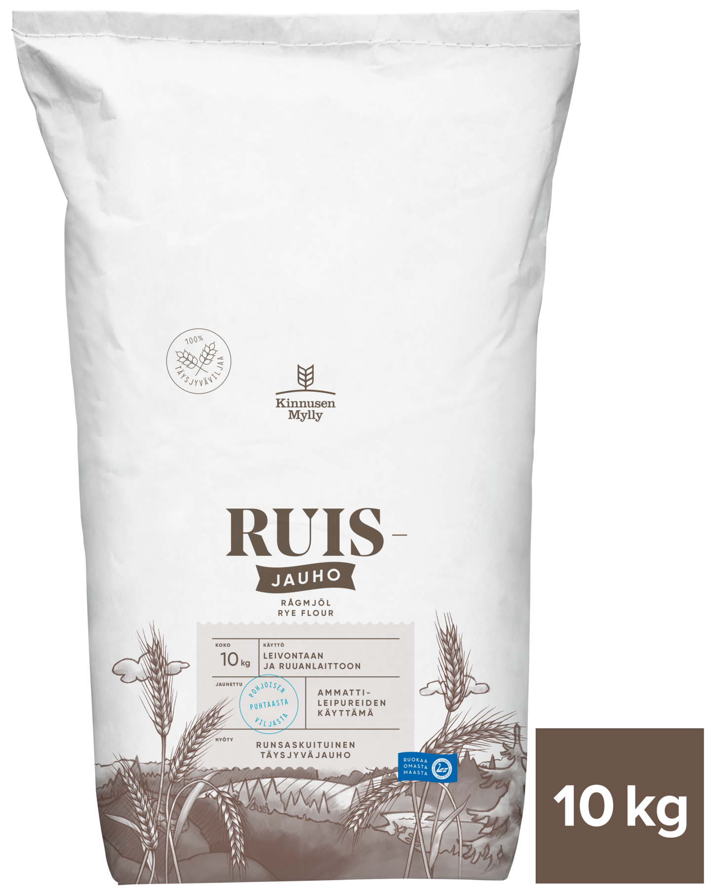 Kinnusen Mylly ruisjauho 10kg