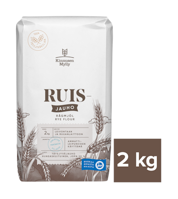 Kinnusen Mylly Ruisjauho 2kg