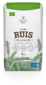 Kinnusen Mylly ruisjauho 2kg luomu