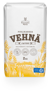 Kinnusen Mylly vehnäjauho 2kg puolikarkea