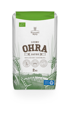 Kinnusen Mylly Luomuohrajauho 2kg