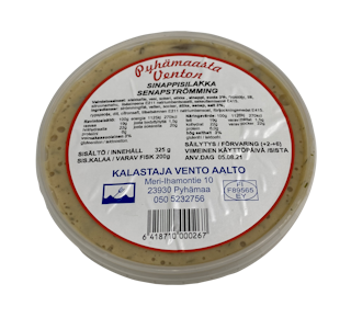 Vento Aalto sinappisilakka 325/200g