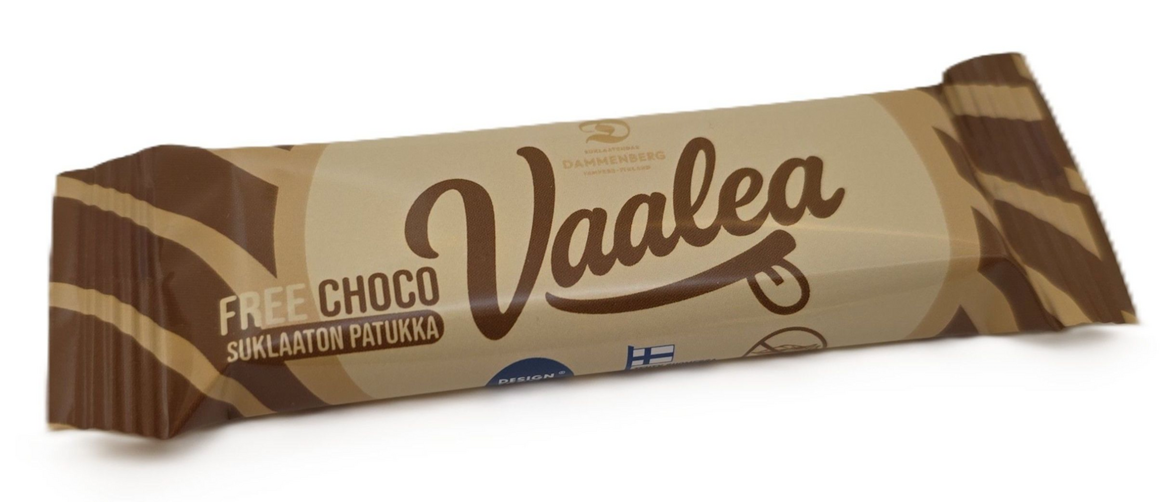 Dammenberg Free Choco vaalea patukka 23g - HoReCa-tukku Kespro