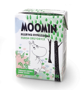 Moomin päärynä-rypälemehujuoma 0,2l