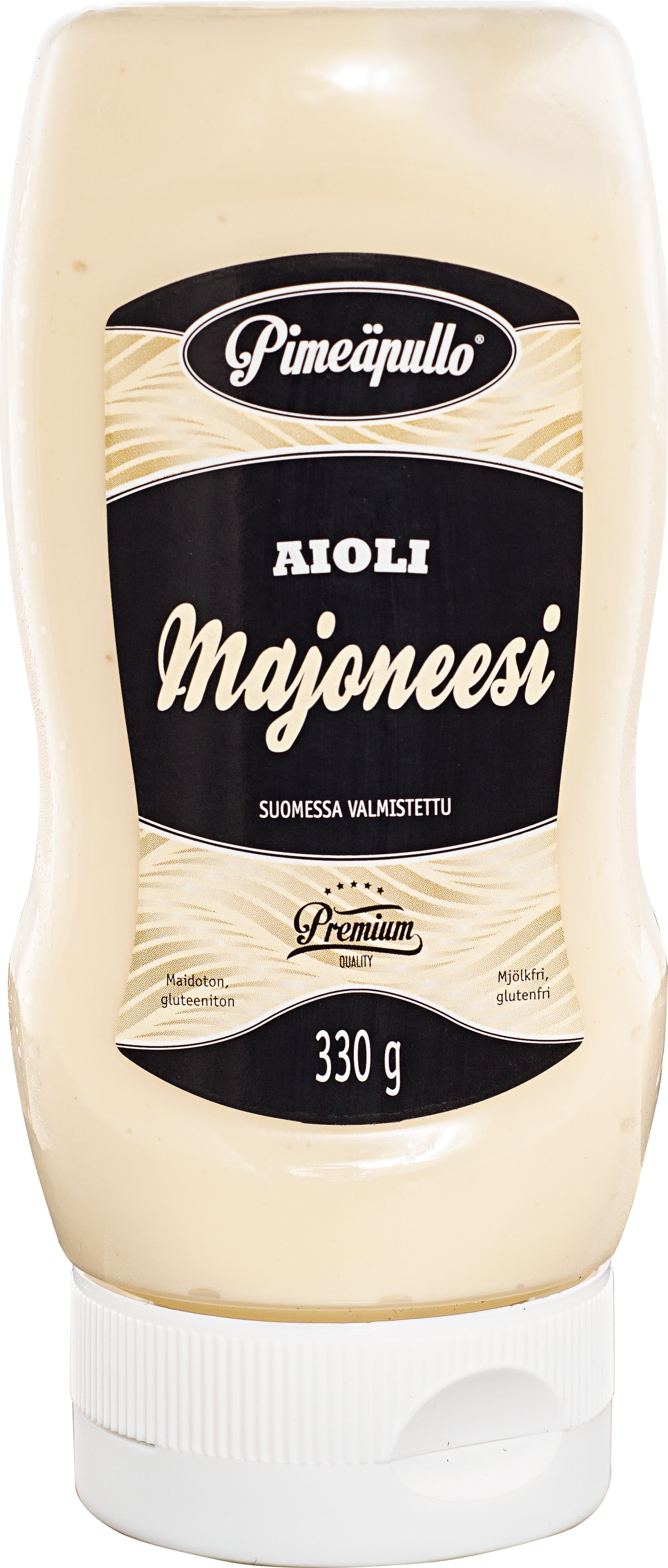 Pimeäpullo Aioli majoneesi 330g