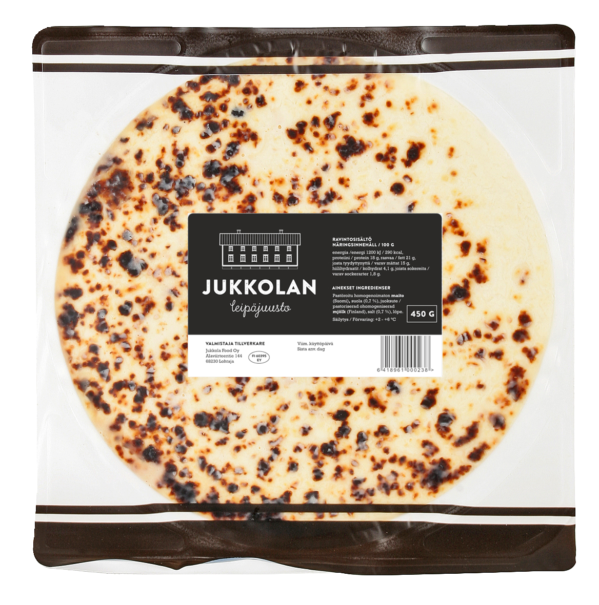 Jukkolan leipäjuusto 450 g